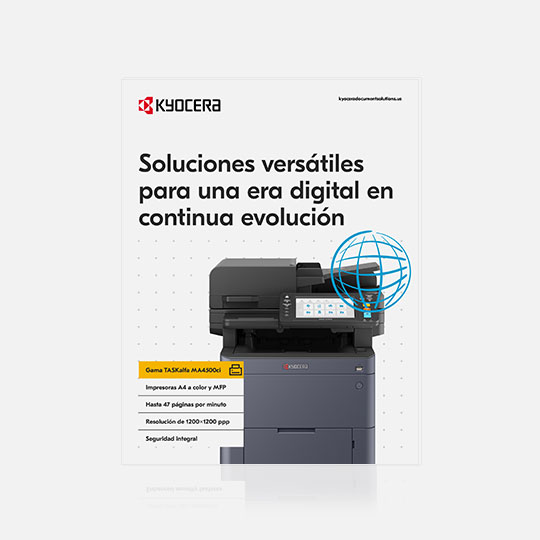 Folleto de la serie TASKalfa MA4500ci